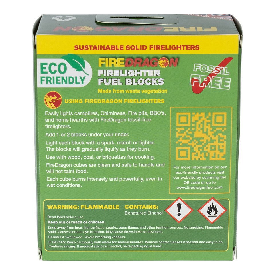 BCB Firedragon Solid Fuel 12 pack - Aanmaakblokjes - Broer Outdoor - 5016549983471