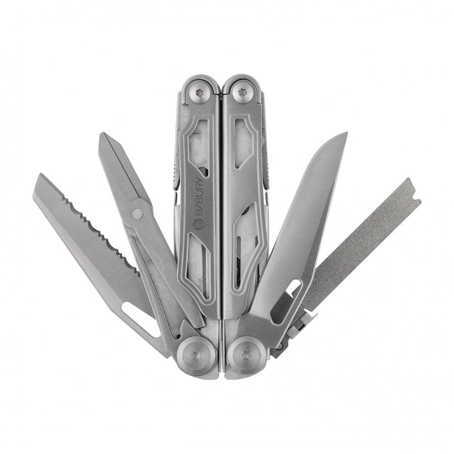 Bibury Pro Multitool 19 delig - Multitool - Broer Outdoor - 5906501202545