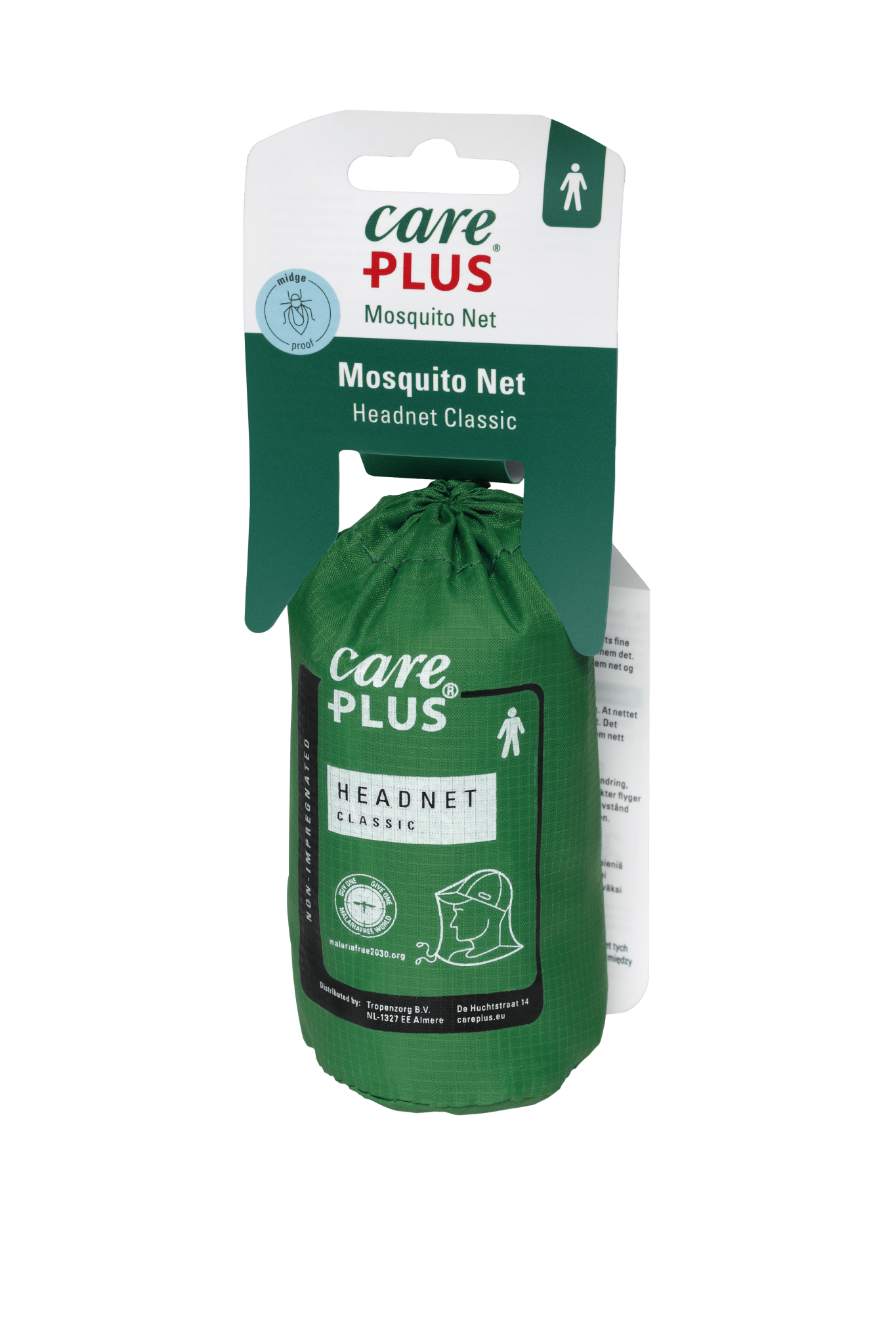 Care Plus® HeadNet Classic hoofdnet - Mosquito Nets / Not Impregnated - Broer Outdoor - 8714024337036