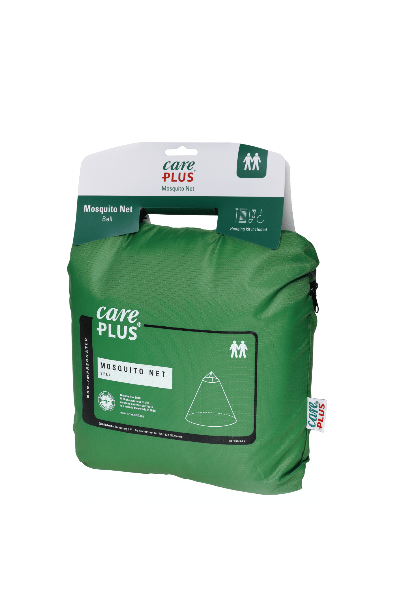 Care Plus® Mosquito Net Bell 2 - persoons klamboe - Mosquito Nets / Not Impregnated - Broer Outdoor - 8714024337111
