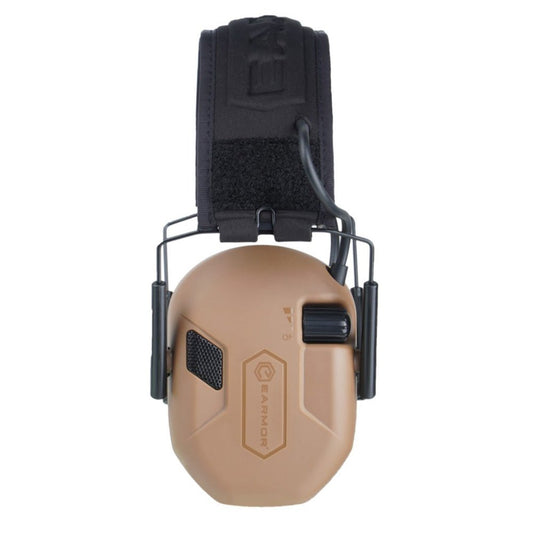 Earmor M300T Actieve Gehoorbeschermers Coyote Brown - Hearing Protectors - Broer Outdoor - 671716211860