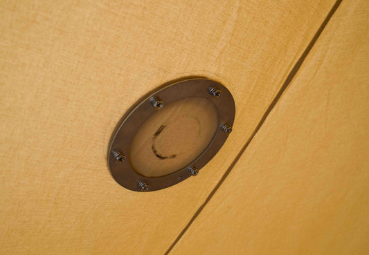 Exit Mini Dakdoorvoer inclusief Regenplaat - 4.5 - 7cm - Kachel Onderdelen - Broer Outdoor - 5407011662701