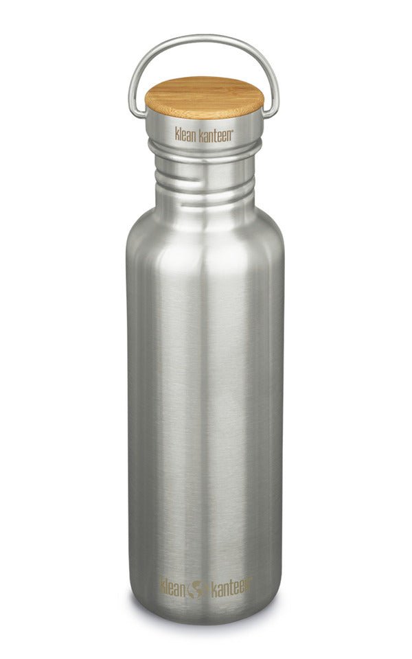 Klean Kanteen Reflect waterfles 27oz RVS met bamboe dop - Reflect - Broer Outdoor - 763332067218