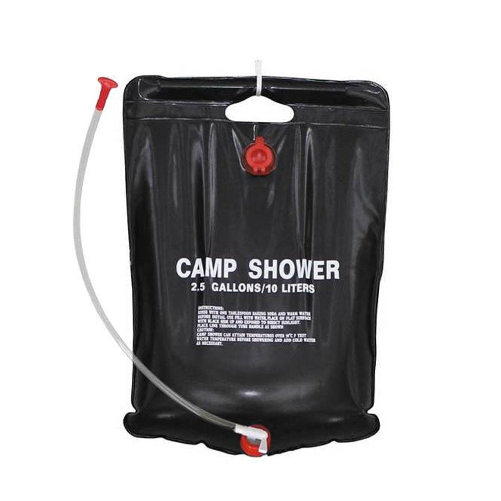 MFH Reisdouche 10 liter PVC opvouwbaar met zonneverwarming - Portable Shower - Broer Outdoor - 4044633040503