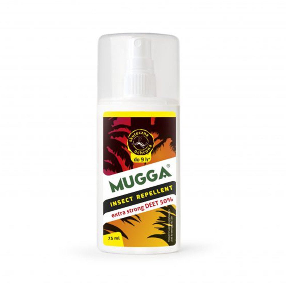 Mugga insectenwerende spray 50% DEET 75 ml krachtige bescherming - Insect Repellent - Broer Outdoor - 5411649089861