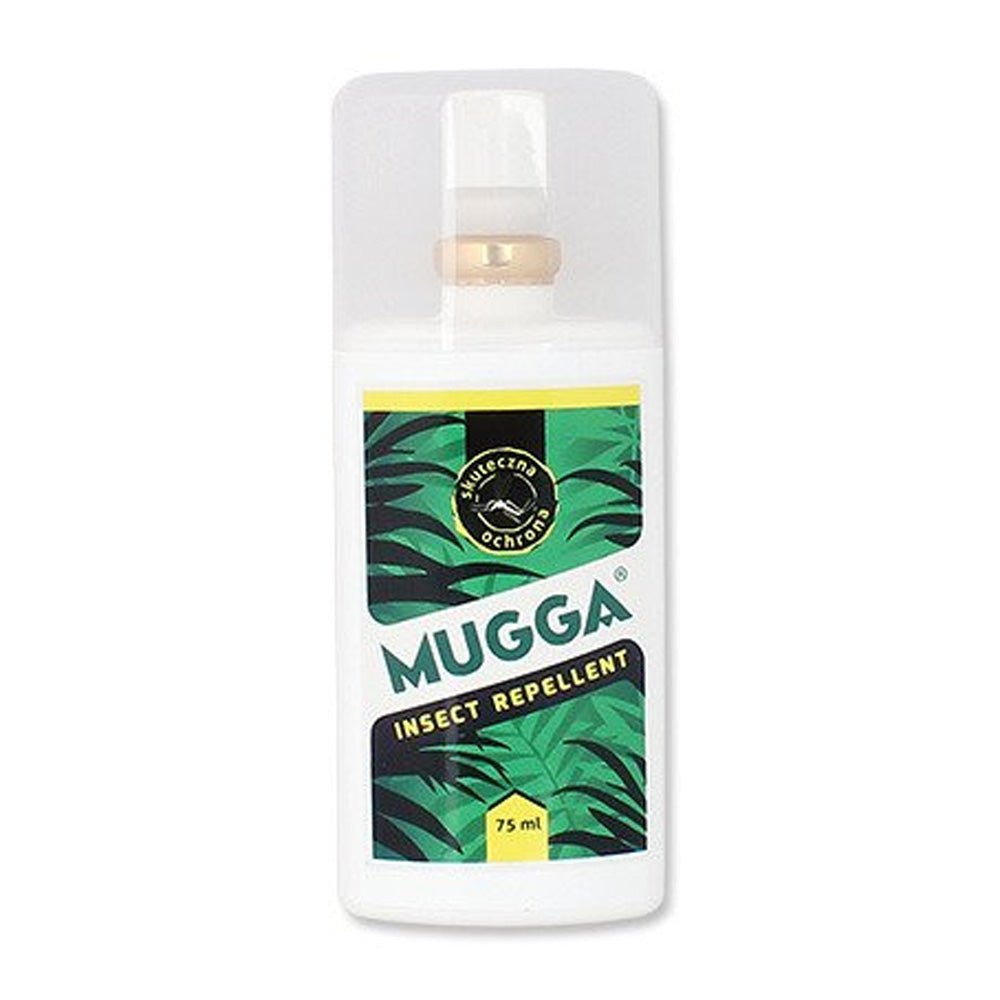 Mugga insectenwerende spray 9,5% DEET 75 ml milde bescherming - Insect Repellent - Broer Outdoor - 5411649080516