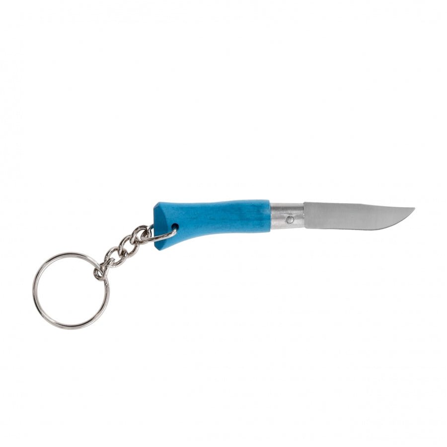 Opinel N°02 Colorama Inox zakmes sleutelhanger compact RVS - Vouwmes - Broer Outdoor - 3123840022715