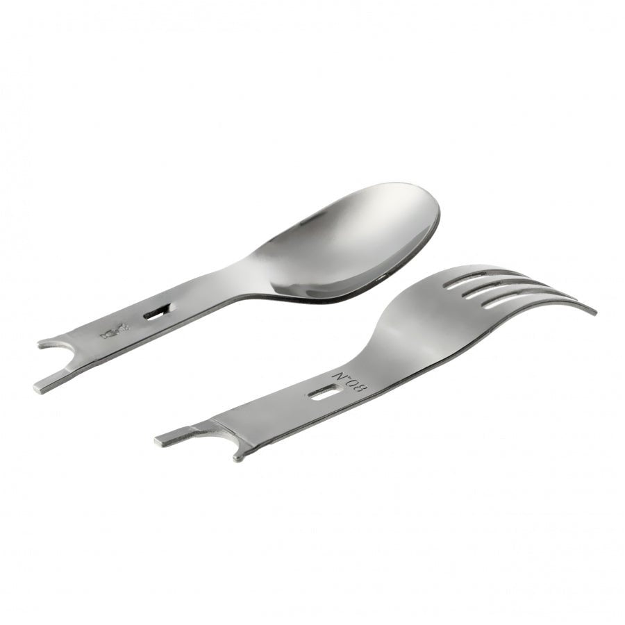 Opinel Picnic+ bestek set voor N°08 mes compact en praktisch - Bestek - Broer Outdoor - 3123840025013