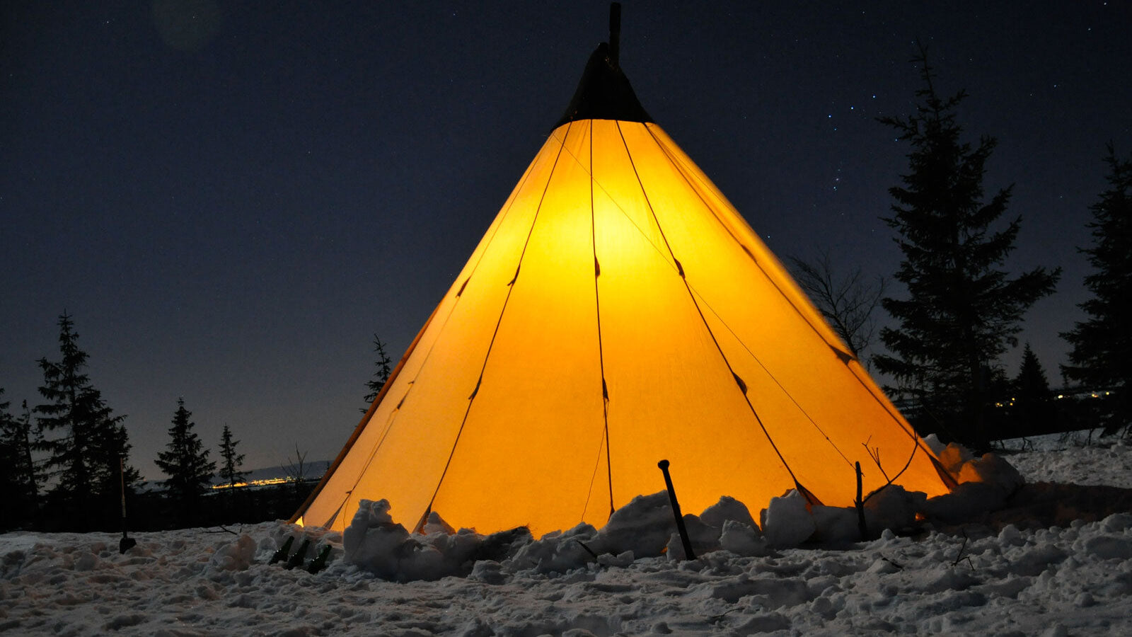 Tipi tent Traveller 400 - Canvas Tenten - Broer Outdoor - 5407011669311