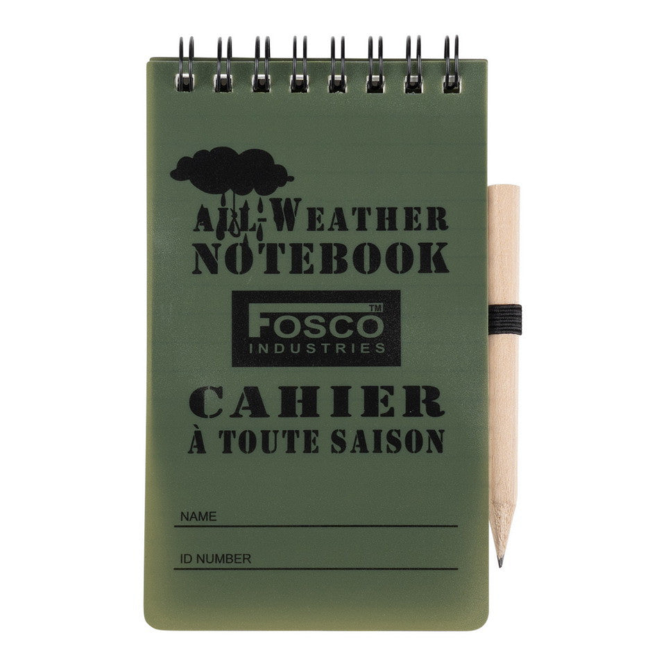 Cahier Fosco tout temps avec crayon