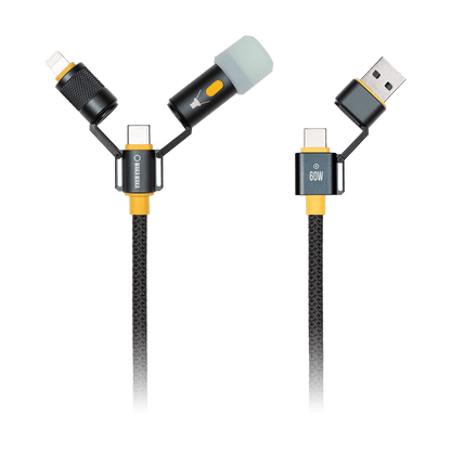 5 - in - 1 oplaadkabel WakaWaka Connect - Laadkabel - Broer Outdoor - 8718692050051