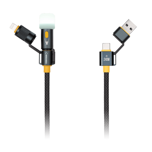 5 - in - 1 snellaadkabel WakaWaka Connect Pro - Laadkabel - Broer Outdoor - 8718692050068