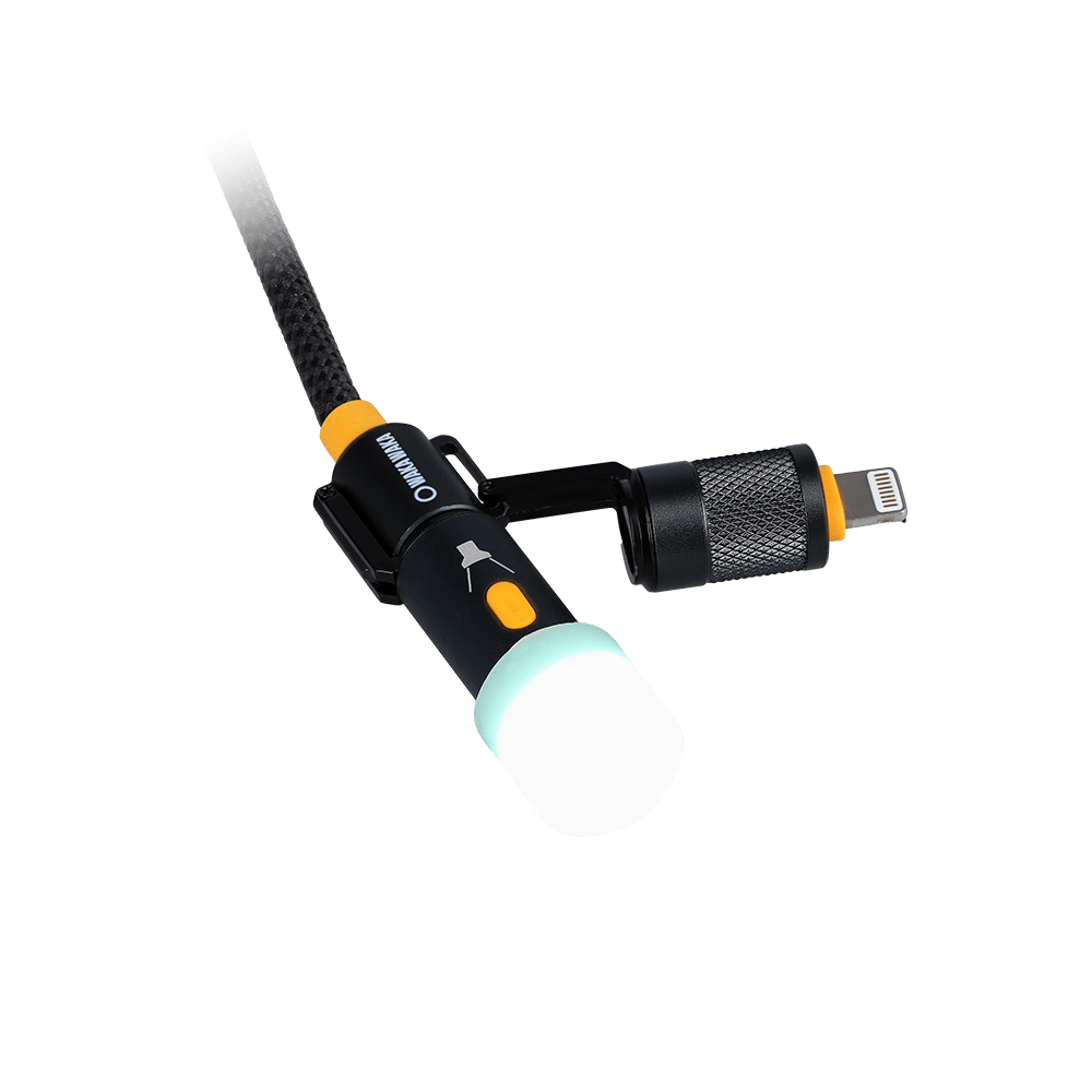 5 - in - 1 snellaadkabel WakaWaka Connect Pro - Laadkabel - Broer Outdoor - 8718692050068