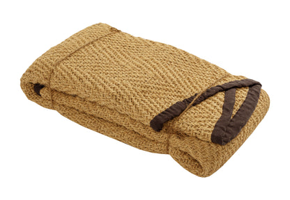 Tapis de tente rond en noix de coco