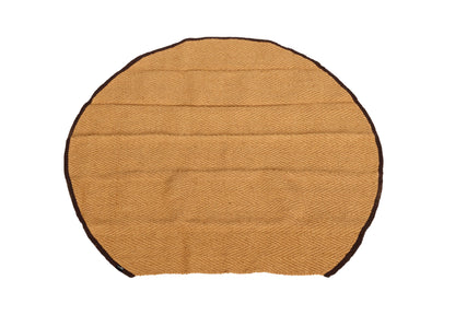 Tapis de tente rond en noix de coco