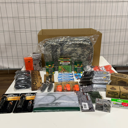 Noodpakket Gezin Essentials De Basisbenodigdheden voor een Gezin dat 72 uur Zelfredzaam Wil Zijn 33- delig met benodigdheden.