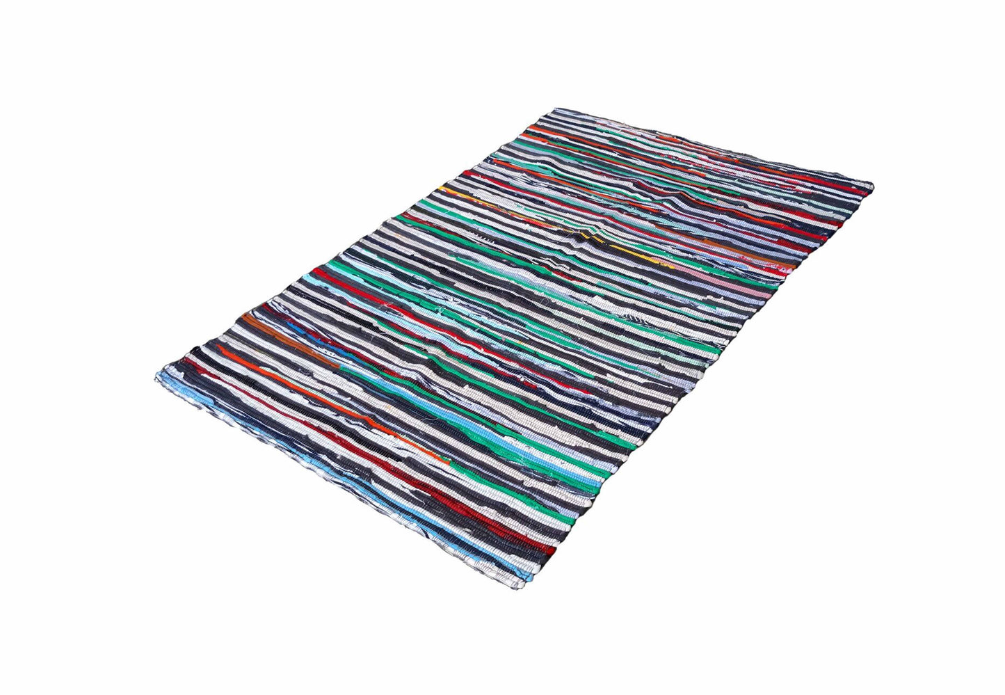 Colorful Tent Carpet 120 x 180 cm Recycled Cotton