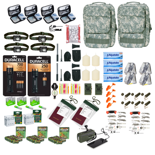 Noodpakket 4 Personen volgens Overheidsadvies 56 -delig