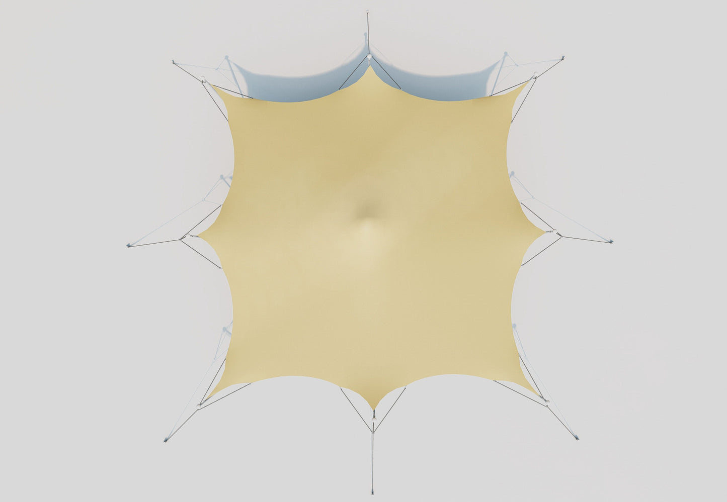 Ensemble complet de tente extensible Q2 pour 14 à 210 personnes