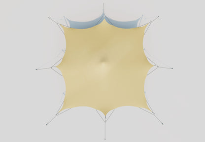 Ensemble complet de tente extensible Q2 pour 14 à 210 personnes