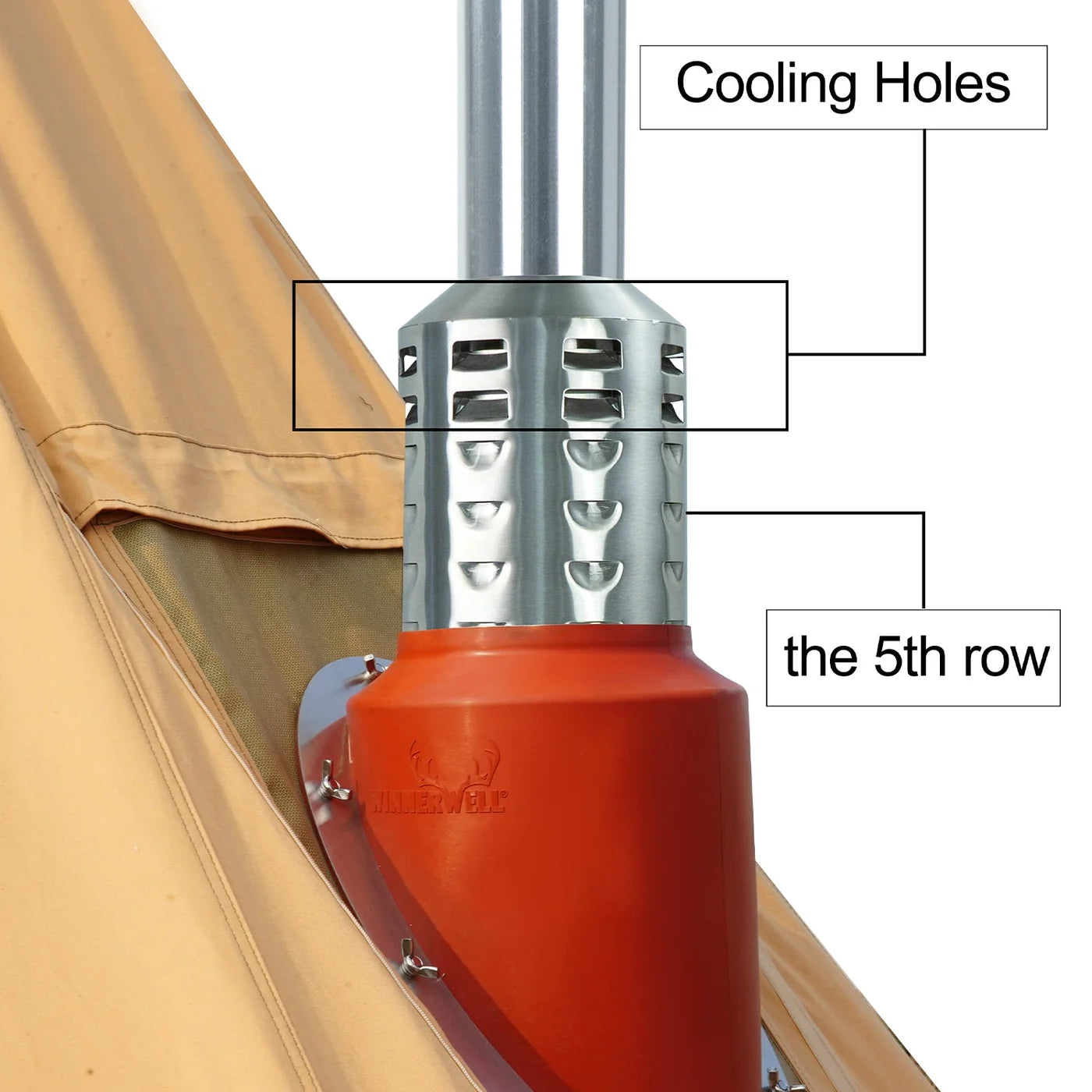 Winnerwell Angled Flashing Kit Schuine Afdichtingsset voor Tentkachel