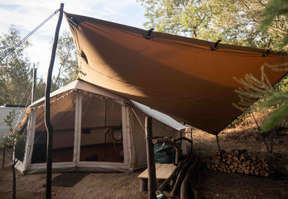 Abri polyvalent ultra-résistant en coton, de 3,9 à 36 m²