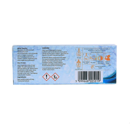 Aquatabas Waterzuiveringstabletten 50 pcs - Waterfilter - Broer Outdoor - 5099668005019