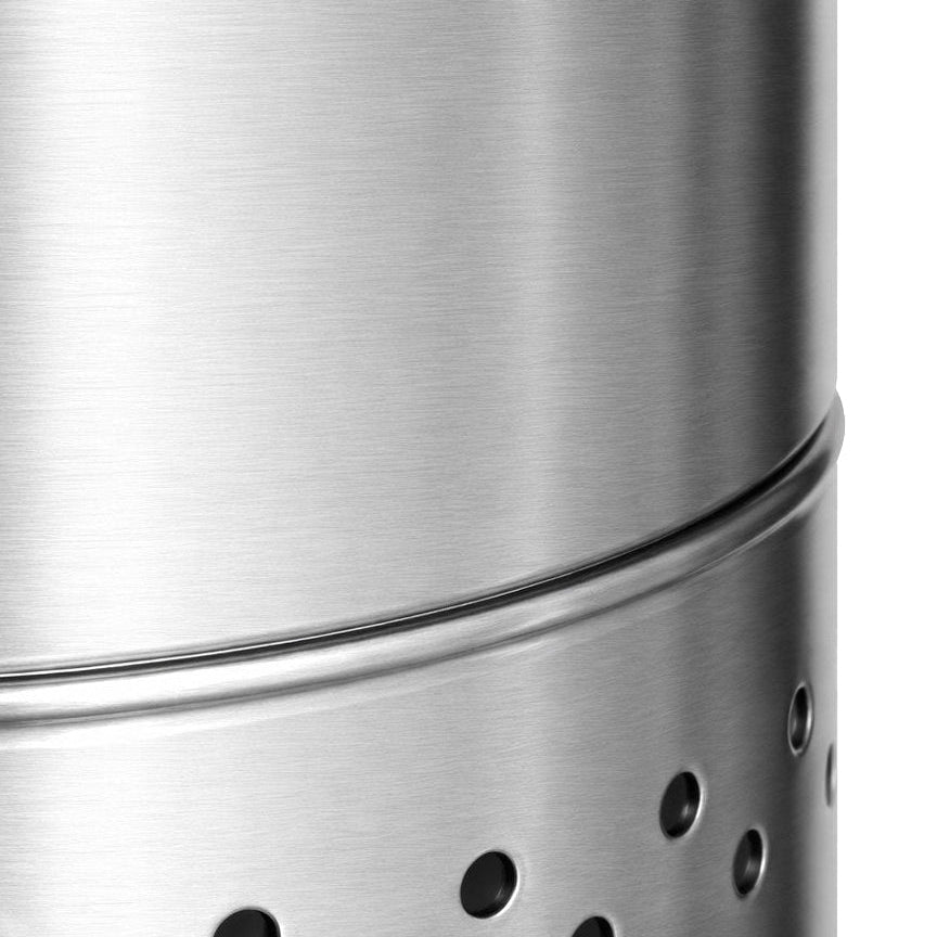 Broer Outdoor® Vortex Vuurkorf RVS met Grillrooster 22Ø - Vuurkorf - Broer Outdoor - 8785350674751