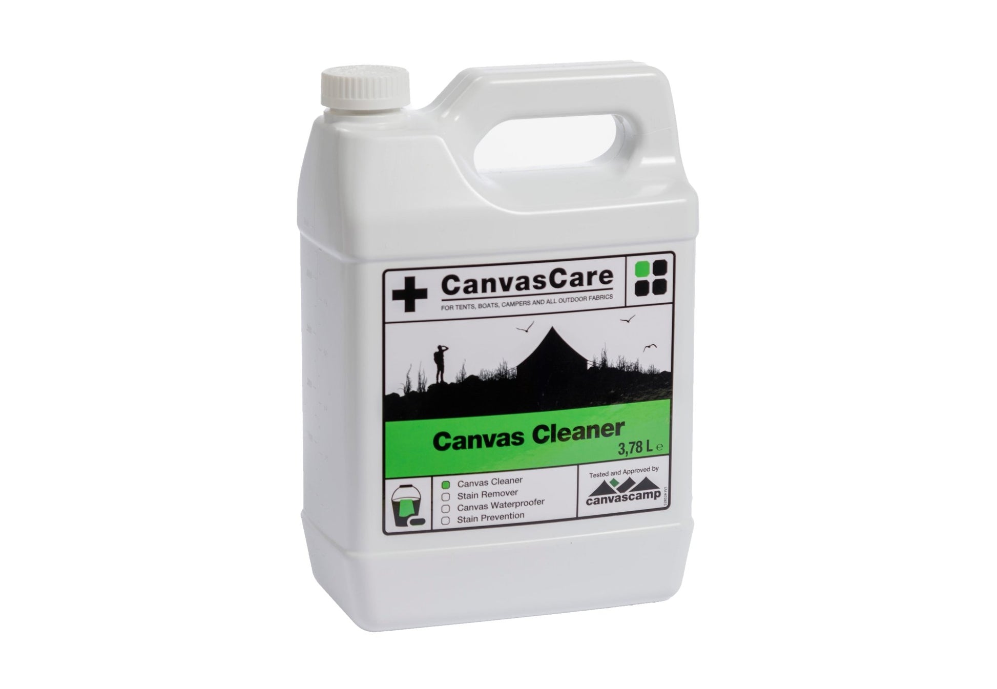 CanvasCare Canvasreiniger voor Katoenen en Poly - Katoenen Tenten - Canvascare - Broer Outdoor - 5407011664385