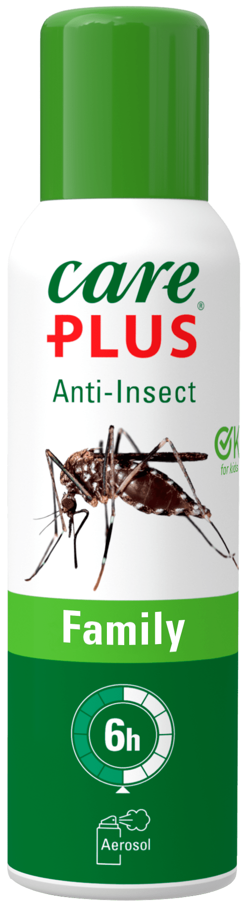 Care Plus® Anti - Insect Family insectwerend middel 100 ml - Insect Repellents / Icardin - Broer Outdoor - 8714024324593