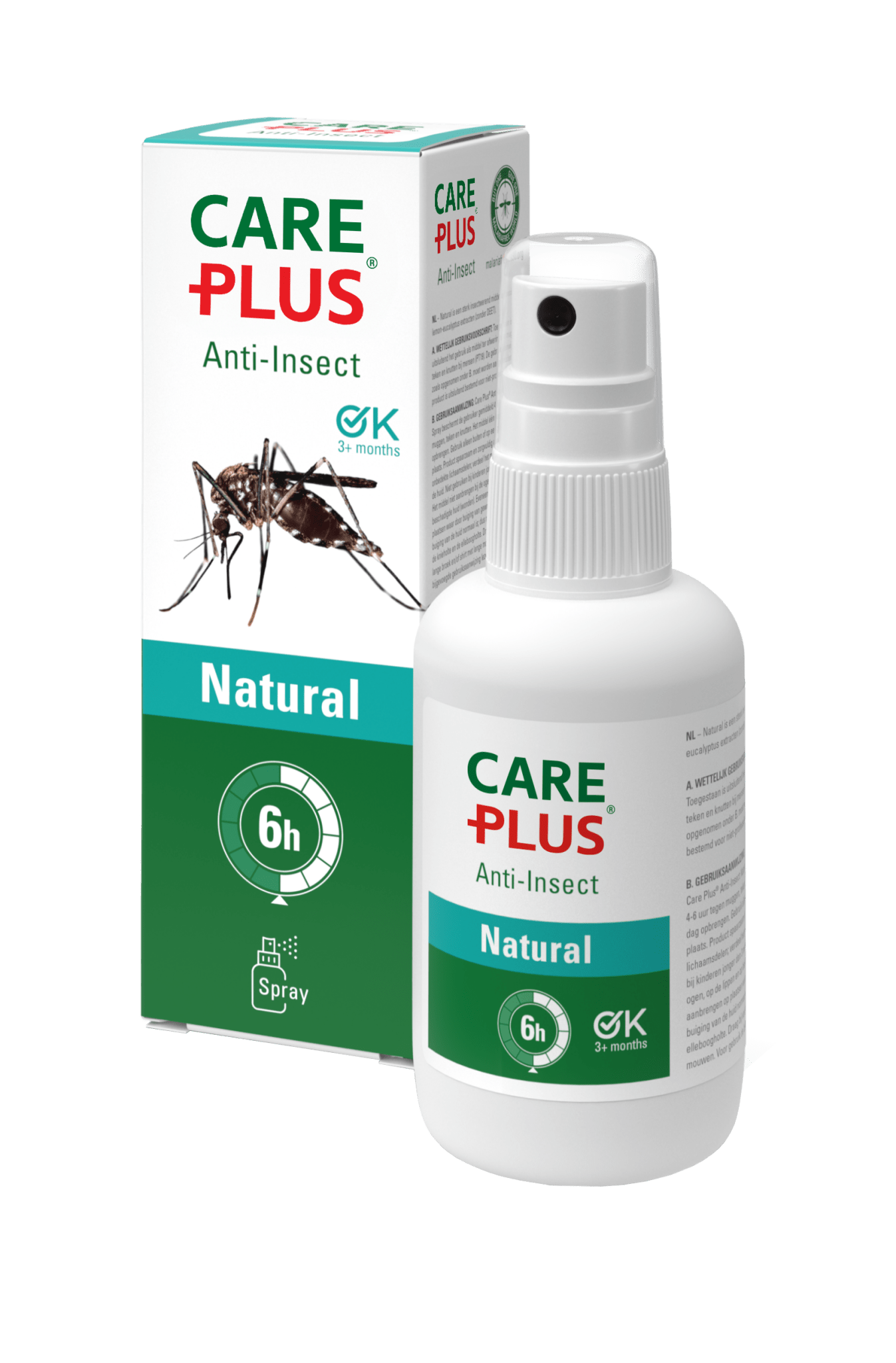 Care Plus® Anti - Insect Natural insectwerend middel - Insect Repellents / Natural - Broer Outdoor - 8714024326207