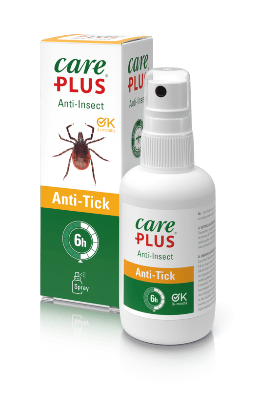 Care Plus® Anti - Tick tekenwerend middel 60 ml - Insect Repellents / Natural - Broer Outdoor - 8714024326573