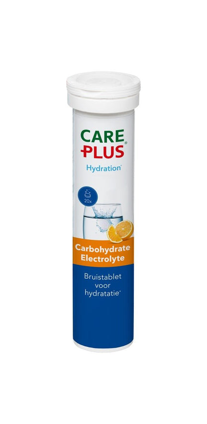 Care Plus® Elektrolyten Bruistabletten Hydratatie 20 pcs - Food Hygiene - Broer Outdoor - 8714024311135
