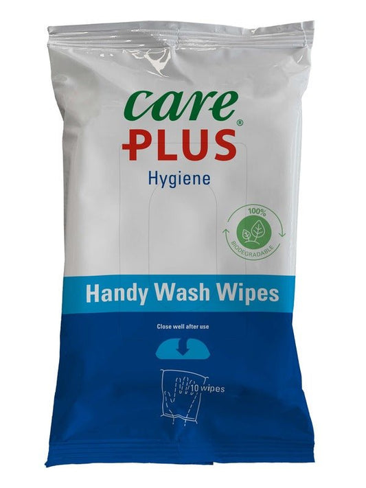 Care Plus® Handy Wash Wipes vochtige washandjes - Personal Hygiene - Broer Outdoor - 8714024348704