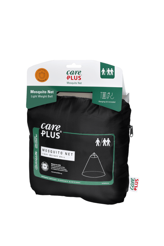 Care Plus® Mosquito Net Light Weight Bell Duralin® 1 - 2 persoons klamboe - Mosquito Nets / Impregnated - Broer Outdoor - 8714024337050