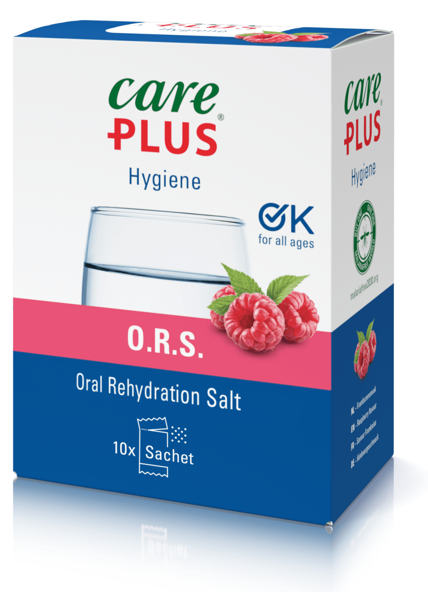 Care Plus® O.R.S. orale rehydratiezouten 10 sachets - Water Hygiene - Broer Outdoor - 8714024311029