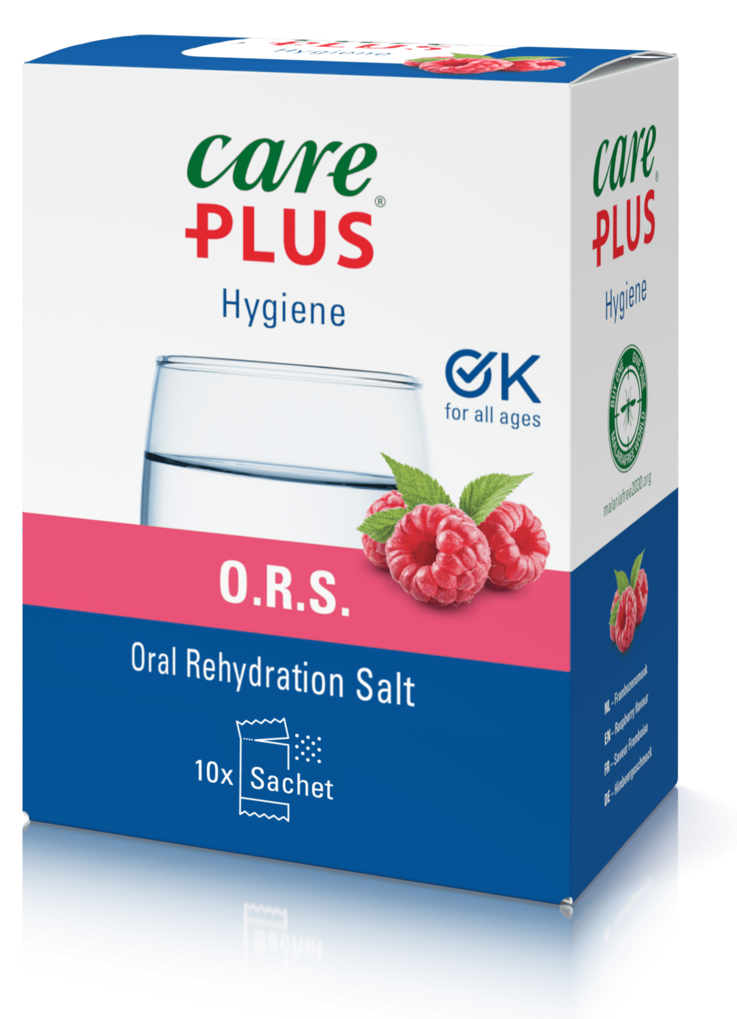 Care Plus® O.R.S. orale rehydratiezouten 10 sachets - Water Hygiene - Broer Outdoor - 8714024311029