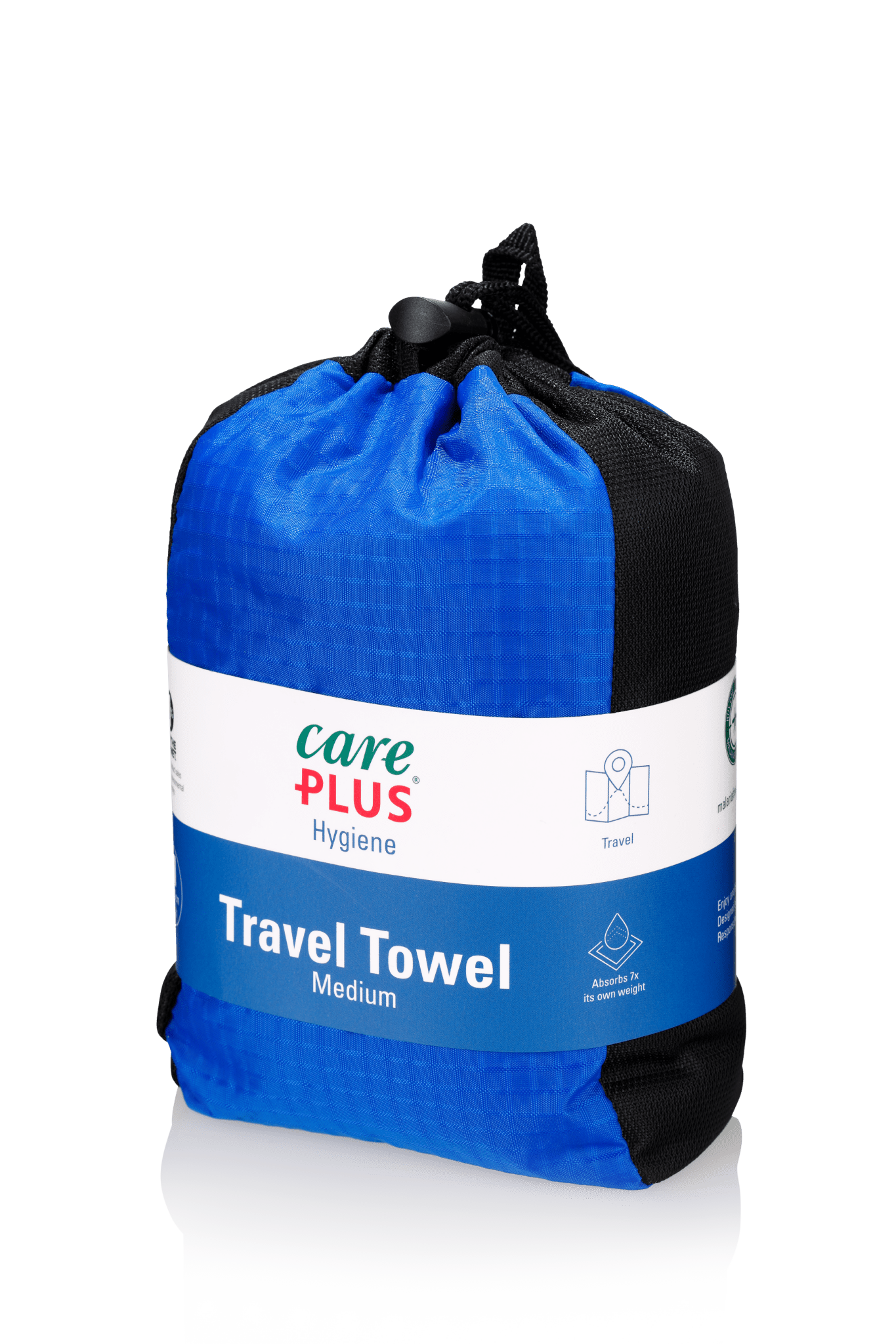 Care Plus® Travel Towel Microfiber reishanddoek - Personal Hygiene - Broer Outdoor - 8714024346007