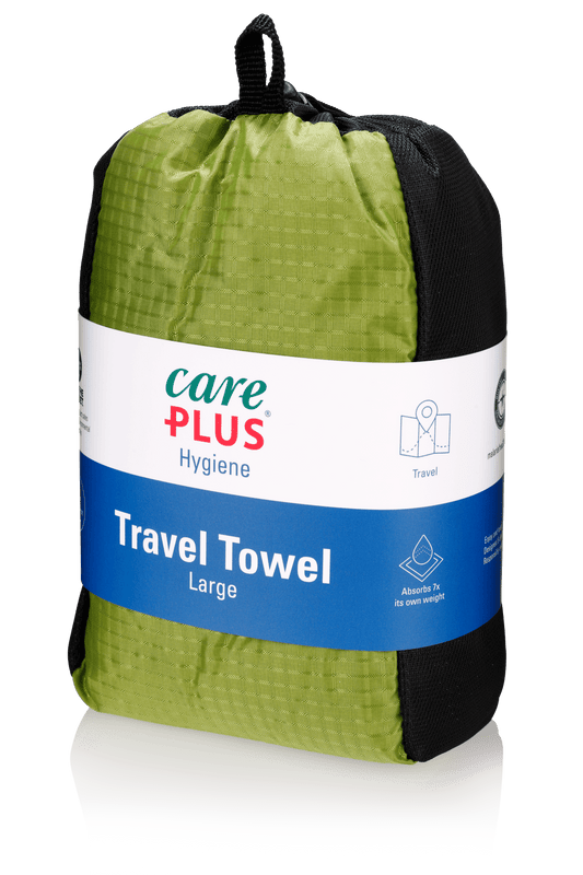 Care Plus® Travel Towel Microfiber reishanddoek - Personal Hygiene - Broer Outdoor - 8714024346304