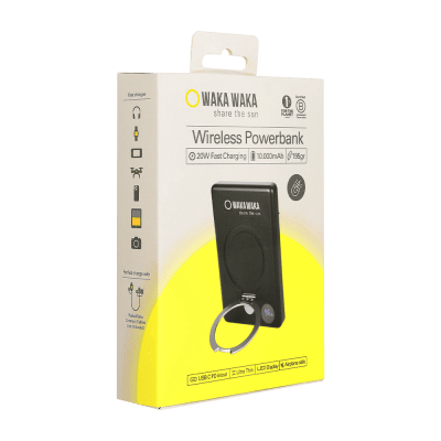 Draadloze powerbank 10000 mAh WakaWaka Power Pro - Accu - Broer Outdoor - 8718692050006