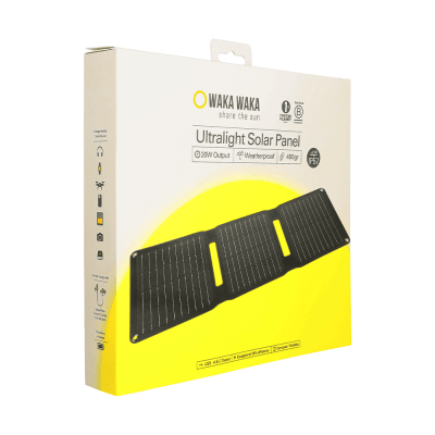 Draagbaar zonnepaneel WakaWaka Solar 20 - Zonnepaneel - Broer Outdoor - 8718692050044
