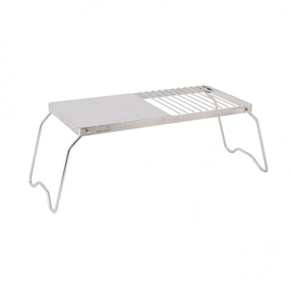 Easy Camp Campfire Grill Trivet opvouwbaar grillrooster RVS - Broer Outdoor - 5709388147264