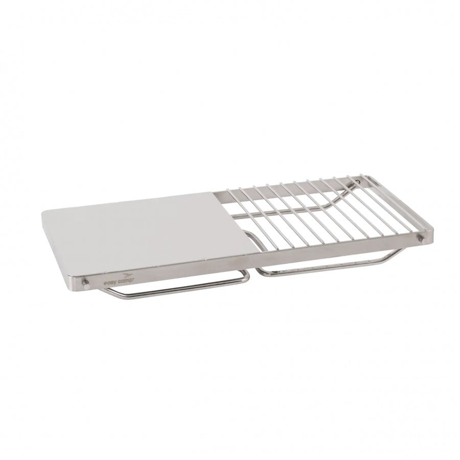 Easy Camp Campfire Grill Trivet opvouwbaar grillrooster RVS - Broer Outdoor - 5709388147264