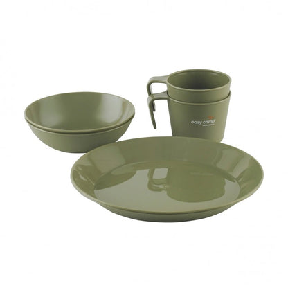 Easy Camp MOSS 2 Dine servies set voor 2 personen - Broer Outdoor - 5709388156914