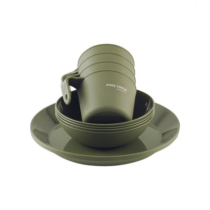 Easy Camp MOSS 4 Dine servies set voor 4 personen - Broer Outdoor - 5709388156921