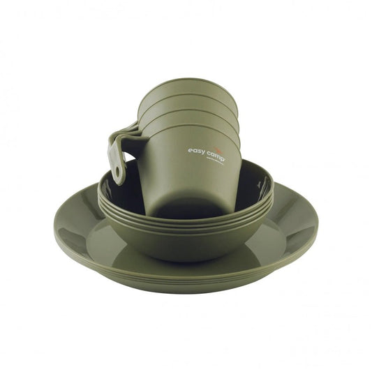 Easy Camp MOSS 4 Dine servies set voor 4 personen - Broer Outdoor - 5709388156921