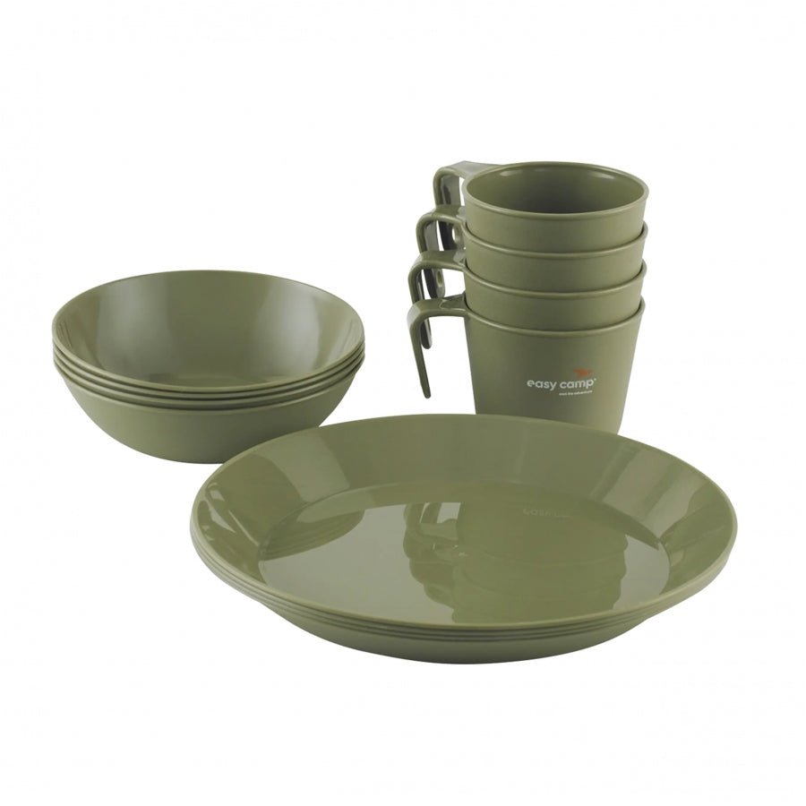 Easy Camp MOSS 4 Dine servies set voor 4 personen - Broer Outdoor - 5709388156921