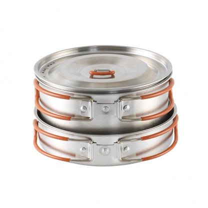 Easy Camp MOSS Tour Cook kookset RVS compact - Broer Outdoor - 5709388156785