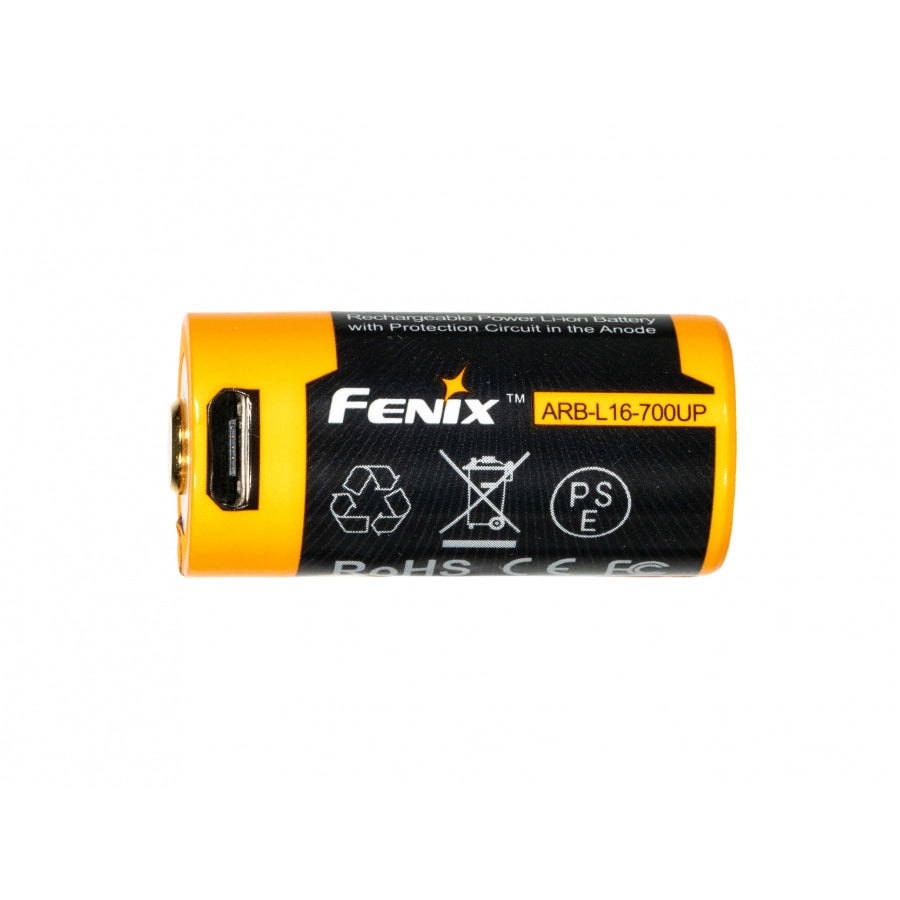 Fenix ​​USB Rechargeable Battery ARB-L16UP (16340 RCR123 700mAh)