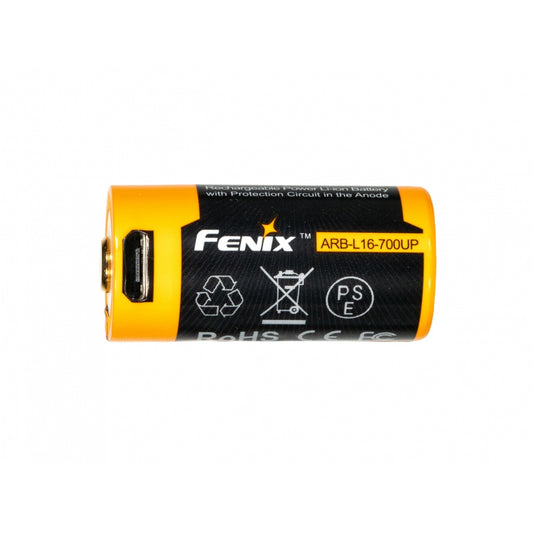 Fenix ​​USB Rechargeable Battery ARB-L16UP (16340 RCR123 700mAh)
